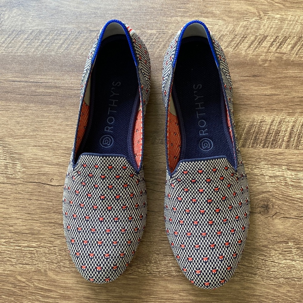 Rothy’s Coral Dot Loafer